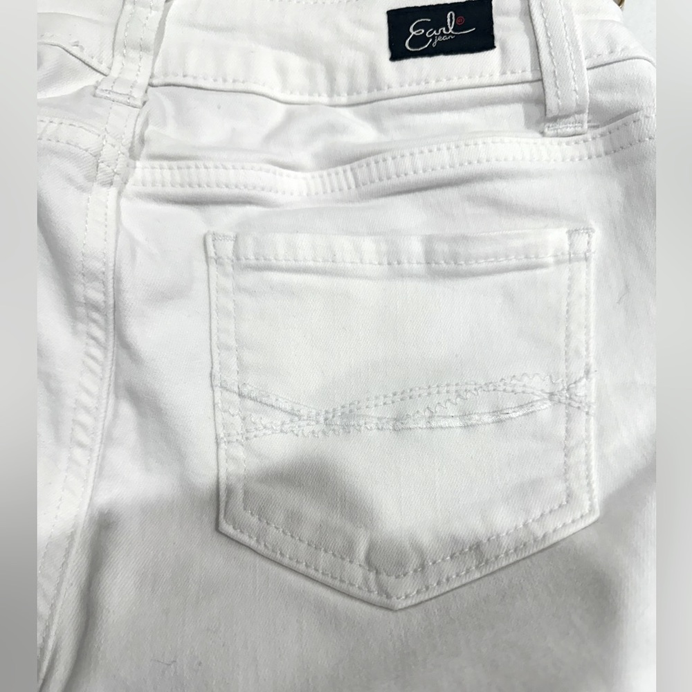 Earl White Denim Skinny Ankle Jeans Size 4 - Picture 3 of 6